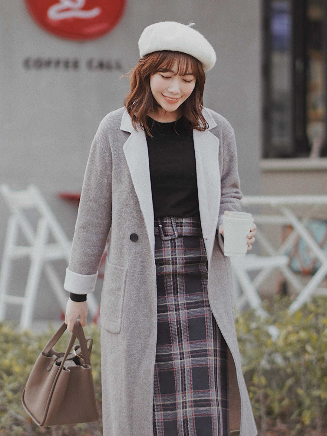 半裙|冬天的三种裙子,优雅又显瘦,搭配大衣,羽绒服也气质, 太温柔了