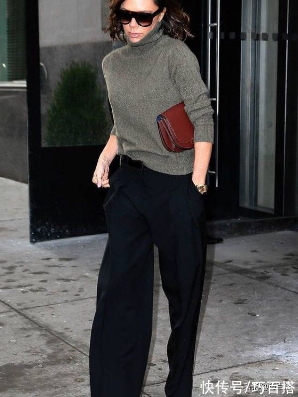 小姐姐 贝嫂真不愧是时尚设计师,私服造型永远有颜有型,风格鲜明而独特