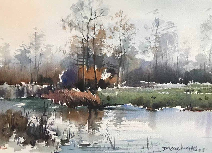 西安美术学院&[第七届庐山水彩节邀请嘉宾]段渊古艺术作品展