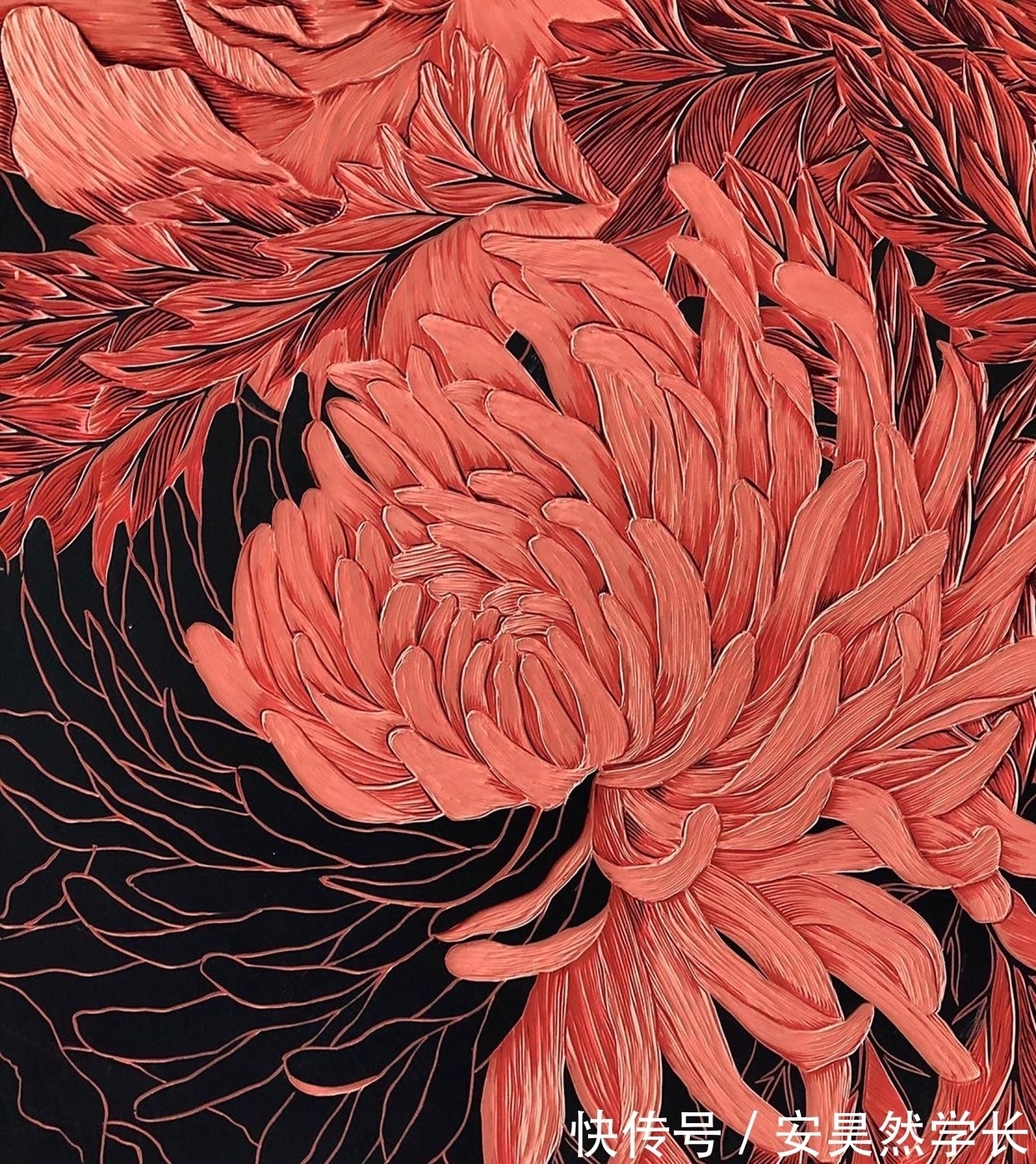 冲浪板@80层颜料之下的故事:时光雕刻者,与刀刃为伴的漆雕艺术家