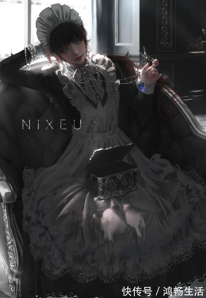 插画#光影使用十分漂亮的一组插画作品!画技绝对出色的精美大作!