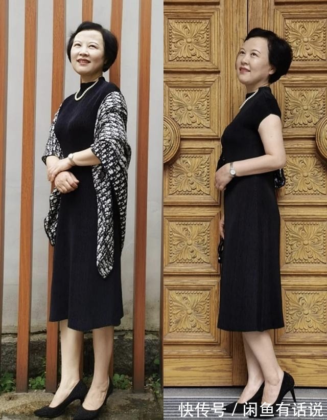 宽松感|不年轻,长相也一般,50岁阿姨把年纪活成了气质,优雅老去真美