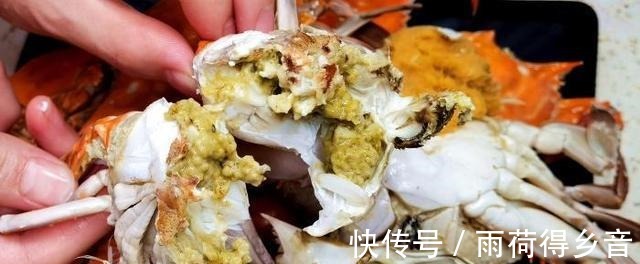 海蟹|螃蟹不要直接下锅蒸，记住这3点，螃蟹的黄色就不会流出来！