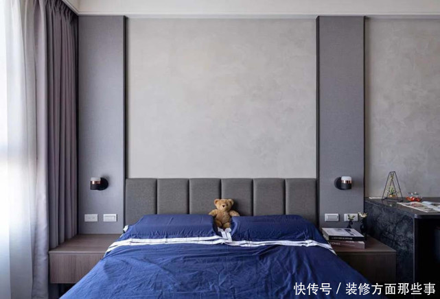 三居室|125平现代风三居室,是男主要的内敛大气有底蕴的房子