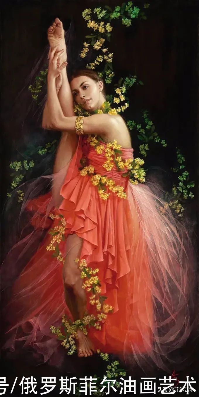 曼努克&自然野性!亚美尼亚女艺术家曼努克的唯美油画作品欣赏