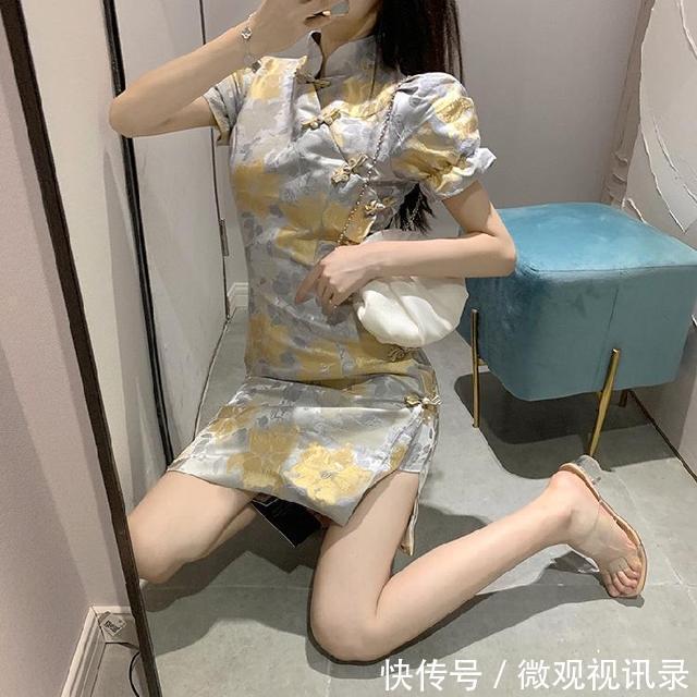  改良|上游时尚｜人间尤物的国风改良旗袍，温柔气质又显瘦