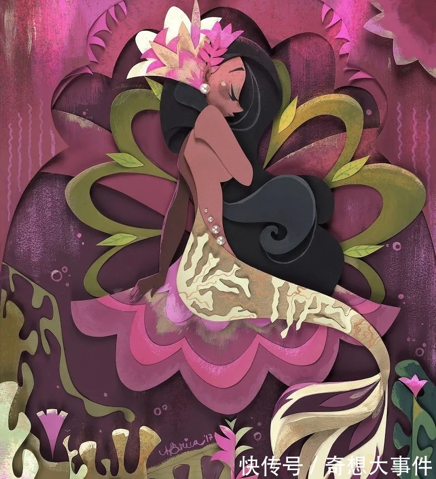 女孩子|也只有这么可爱的女孩子,才能用剪刀,剪出一整个童话故事