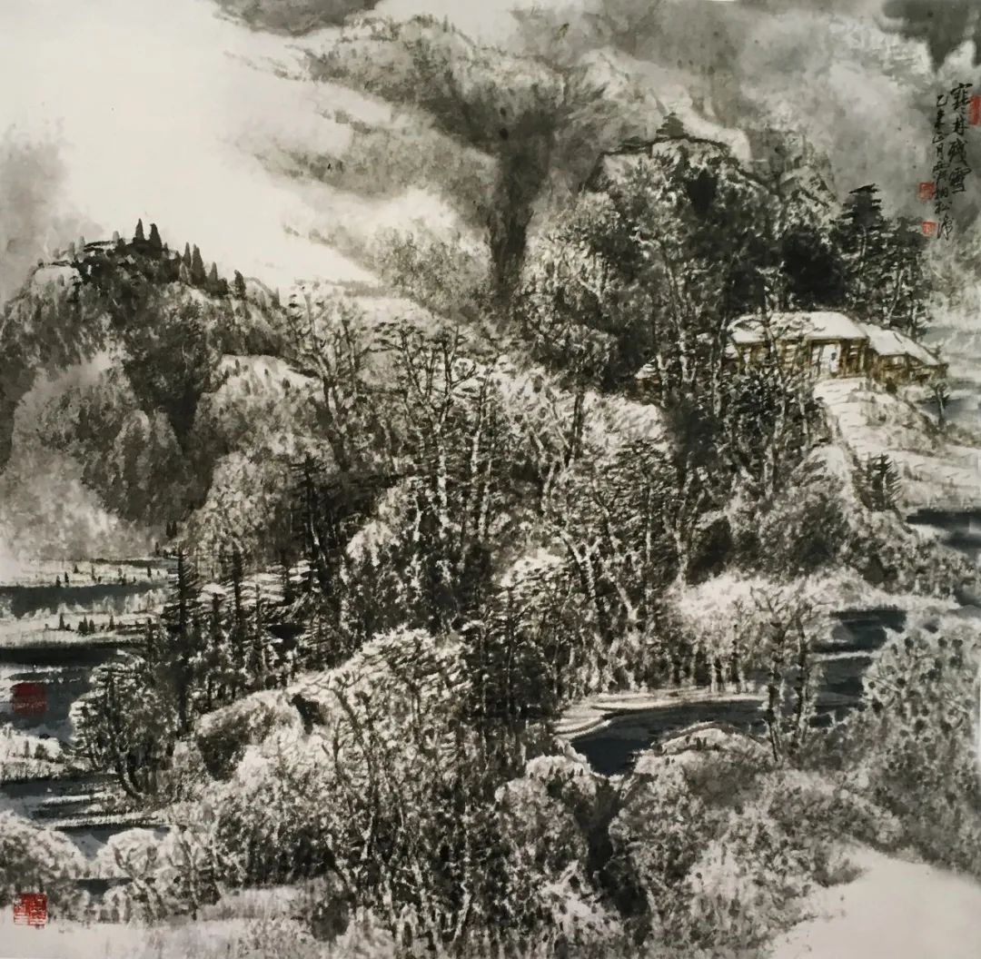 弃武从文!笔歌墨舞·喜庆元宵——壬寅2022年宋柏松国画作品鉴赏