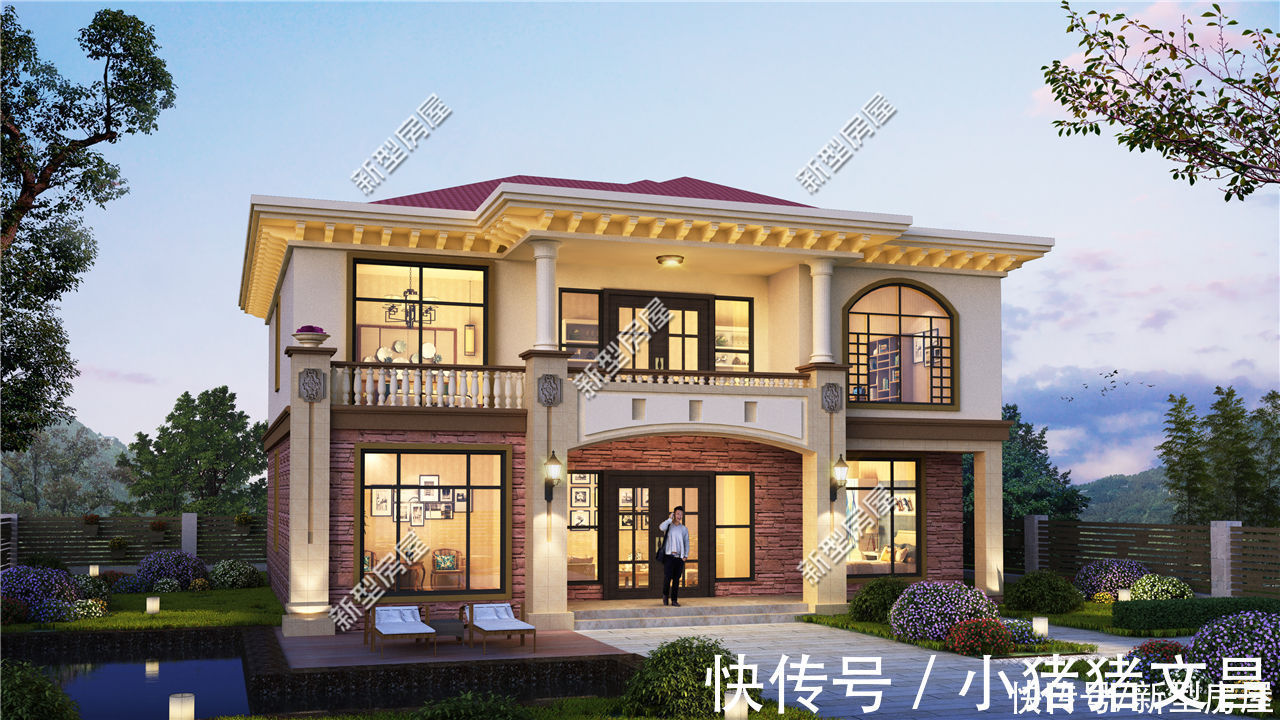 占地|占地100多平,多卧室设计,这样的农村别墅25万能盖起来吗?