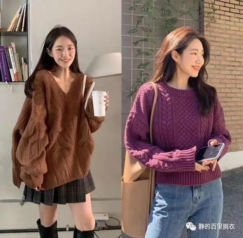 2021早春穿针织衫，学会穿法技巧的“精髓”，单穿叠穿都好看