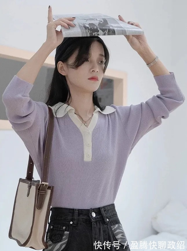小开衫|看图学穿搭:秋季小开衫穿搭,精致又气质