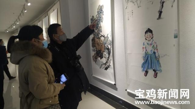 “大美秦岭 中华祖脉”迎新年美术作品展在宝鸡展览馆开展