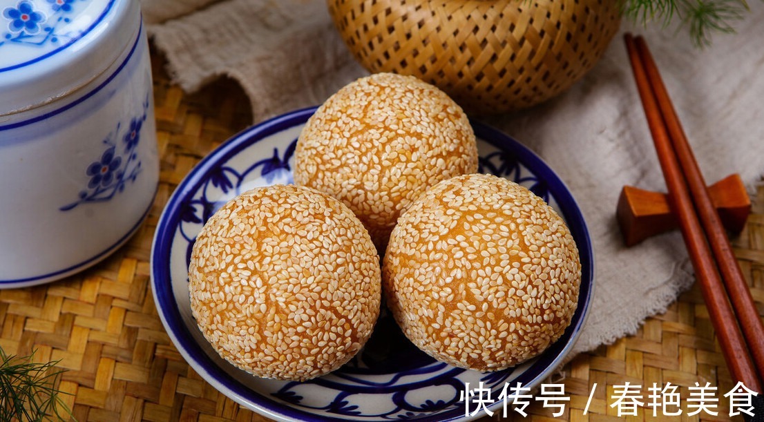 关键点|做麻圆,掌握3个关键点,个个空心,不开裂不塌陷,软糯香甜