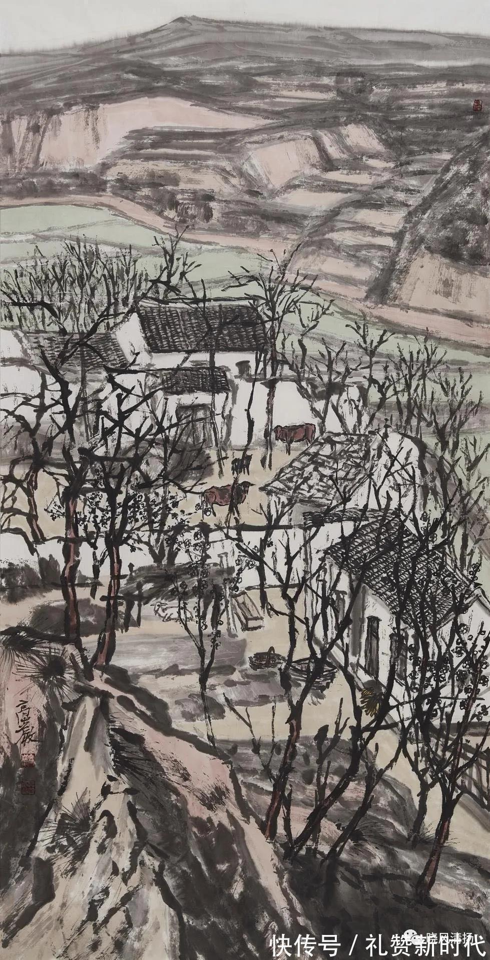 高原&艺术家高岩水墨画欣赏