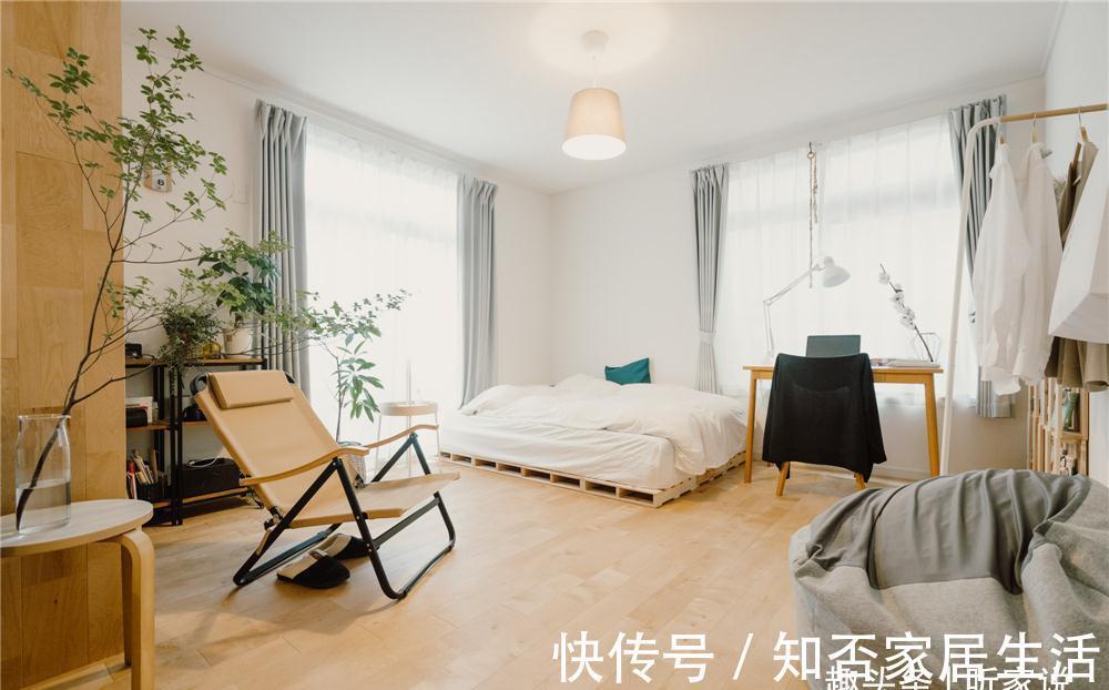 收纳|日本80后上班族独居小家:40㎡面积两室改一室,全开放式设计太赞