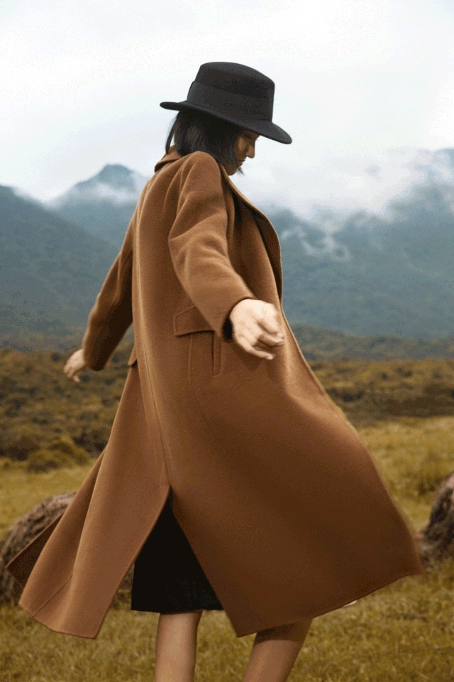 自然|这件羊驼绒大衣,比拥抱更暖