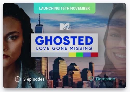 Gone|MTV联手Unrd打造移动版《Ghosted: Love Gone Missing》