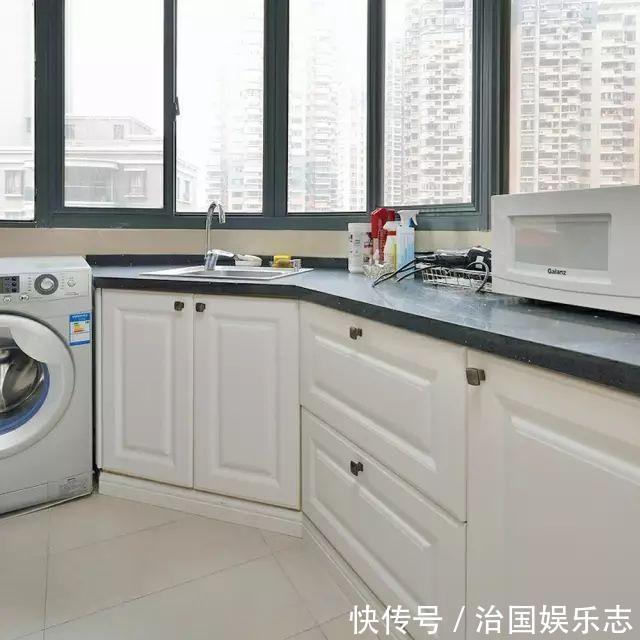 阳台上|阳台放洗衣机，做个柜子好看实用多了，20个案例给大家做参考