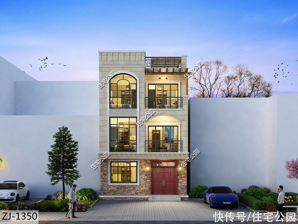 小面|10套小面宽农村别墅,第6、7套建的人最多,第9套造价只要18万?