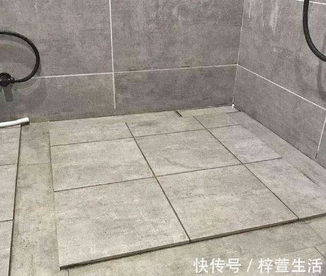 斜坡|卫生间地面不要做斜坡了,聪明人都装这种替代,下水快防滑还美观