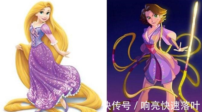 王者归来|手持“光剑”的迪士尼公主,安娜像新手村战士,艾莎如王者归来!