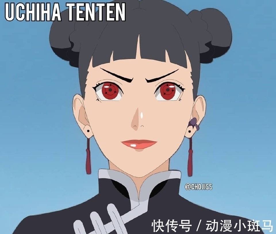 漩涡一族|《火影忍者》全员宇智波?当女生们拥有宇智波外形,差点认不出