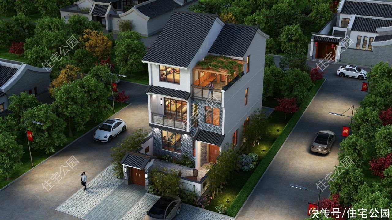 图纸|10套小户型农村别墅图纸,第6第7套建的人最多,最后一套颜值最高