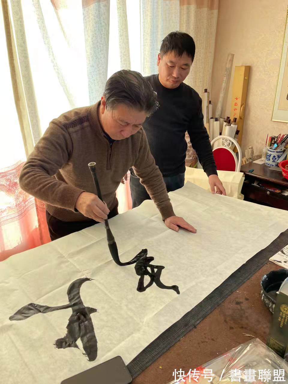 翰墨书画院!走进内蒙看望老艺术家