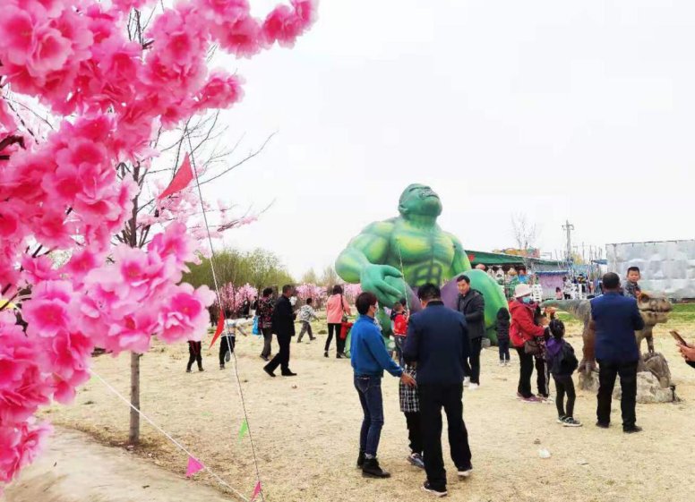 武威开心农场樱花·恐龙乐园给你不一样的开心