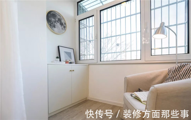 有情调感|60平北欧风装修设计,玄关走廊和餐厨之间还有吧台和小黑板