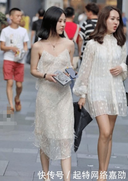 吊带|穿吊带睡裙出街,闺蜜肯定比过不你!