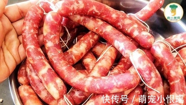 新手|老父亲收藏20多年的广式腊肠做法，料足味香有嚼劲，新手零失败