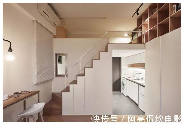 隐藏功能|22㎡迷你户型,装得下「独立卧室+大浴缸+藏书阁」,快来抄作业!