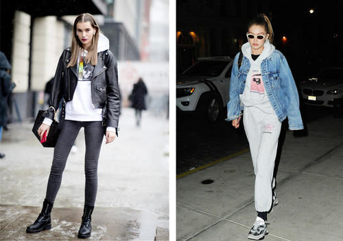 会穿基本款才是真的潮！白色连帽卫衣的5种搭配思路你会吗？