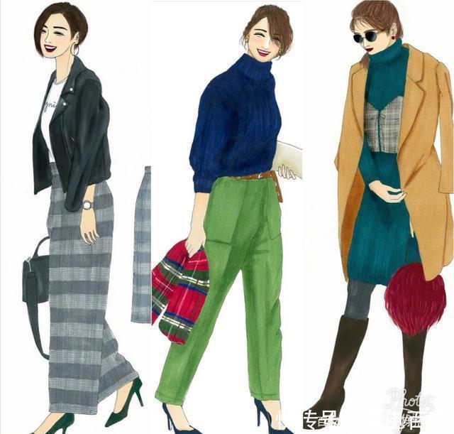 秋冬穿衣别总一身黑，学习日本人的精致穿搭，从发丝到脚透着华丽