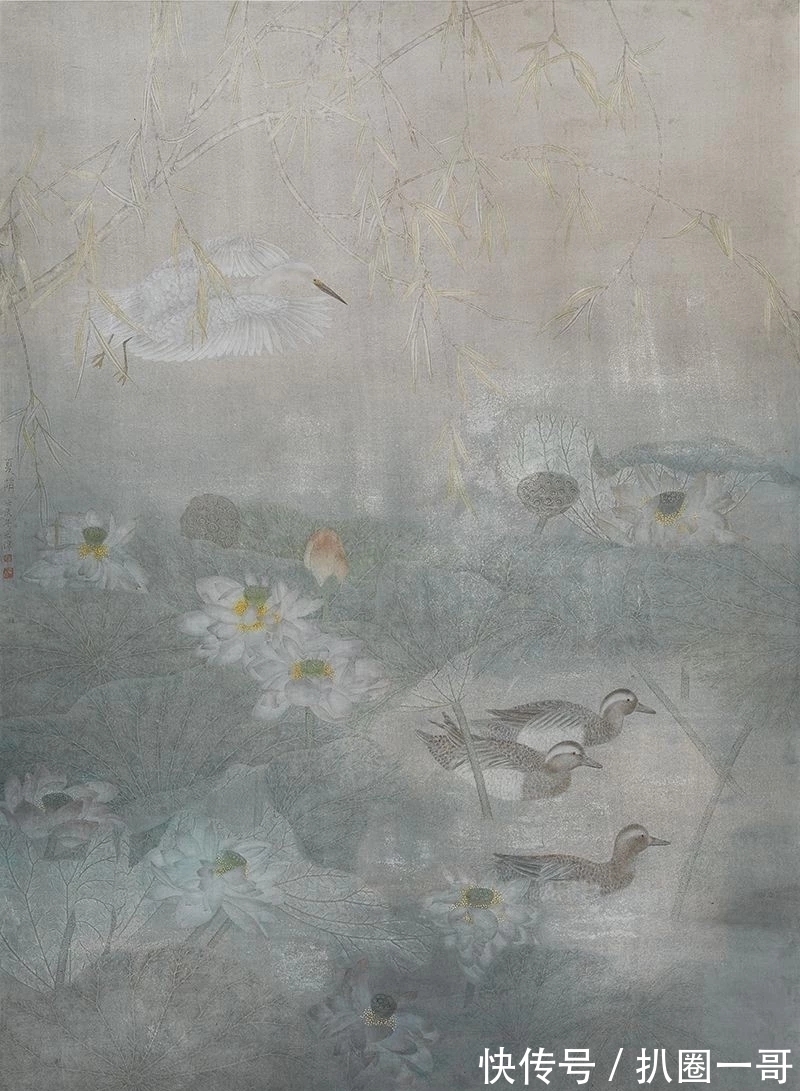 花鸟画&情境夺人｜江宏伟的“宋代”花鸟画