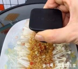 好吃的蒜蓉粉丝金针菇,简单好做,营养又美味!