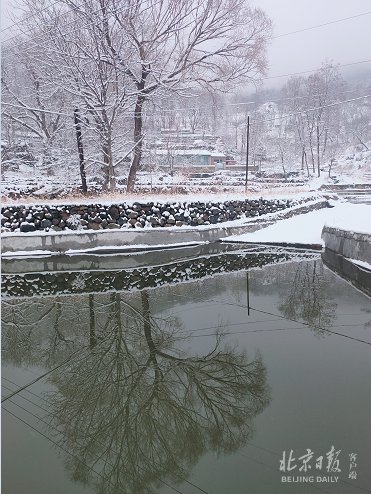 美如童话！快来看房山蒲洼乡东村梯田雪景