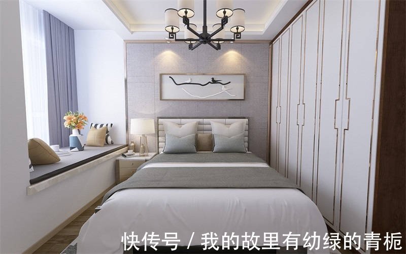 中式|128㎡三室两厅户型,传统中式与时尚现代的结合,提升生活品质