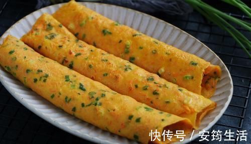 柔软|天热女儿最馋这早餐,手不粘面10分钟出锅,金黄柔软,上桌必光盘