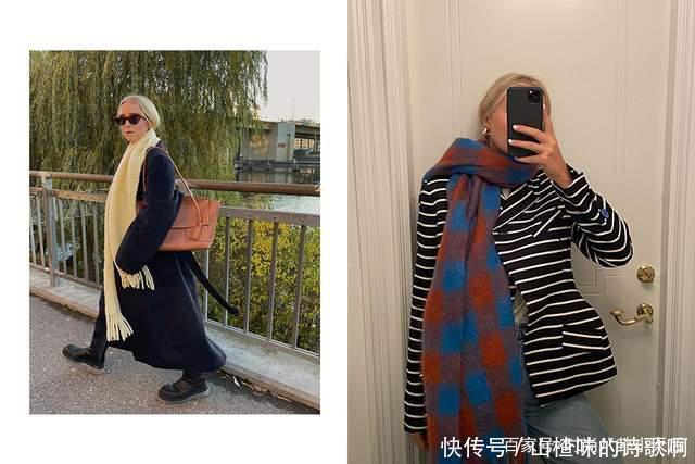 神器|秋冬的围巾真是“搭配神器”!提升视觉重心,改变整体基调太有用