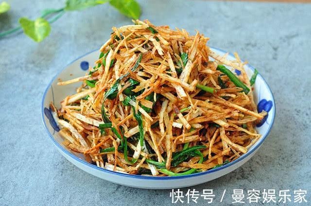 筷子|比花生米更香，比薯条更脆，3块钱做一大盘，清爽入味儿子吃嗨啦