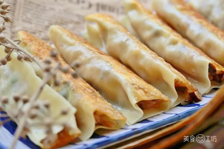 糯米馅|锅贴还有这馅儿!香糯酥脆,3盘起步