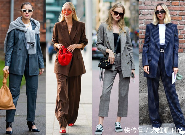 原来西装不仅只是通勤装，而且还是时髦精的炫酷单品，太诱人