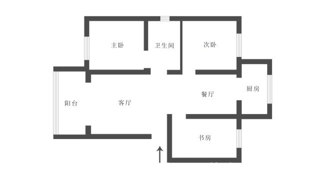 三居室|110平现代简约三居室，深浅不一的白色构建五口之家