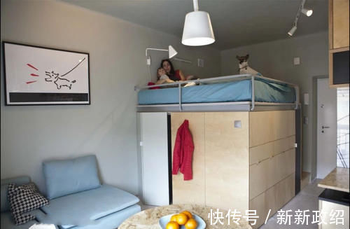 棚顶|外国人太会省空间了!小卧室打1.2米高柜子,加宽后棚顶当床用