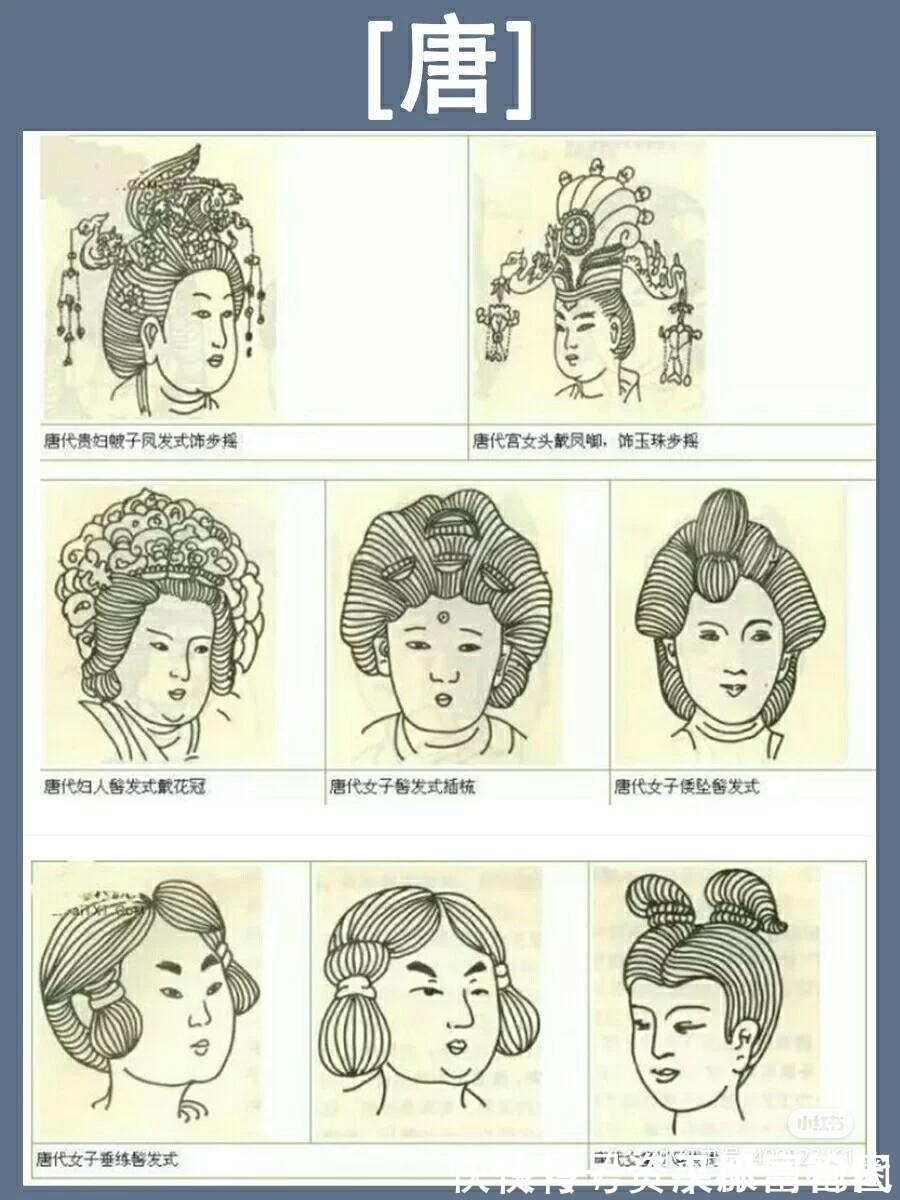 先秦 别再相信古装剧发型了,这才是真正的各朝代发髻,最爱唐朝!!!