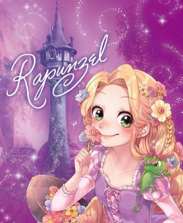 爱丽儿公主|迪士尼公主的日漫画风,爱丽儿充满元气,爱洛公主最有感觉