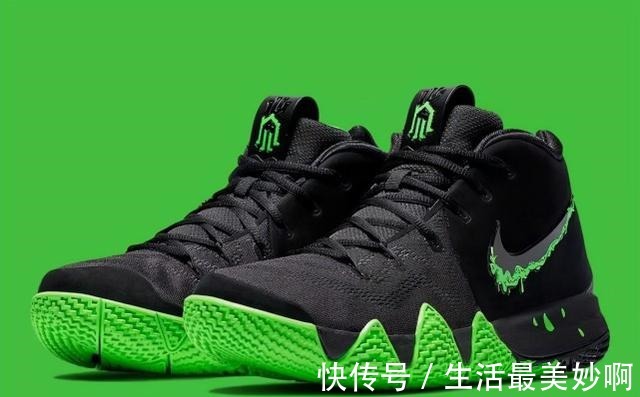 篮球鞋 欧文8代高清大图曝光!迷彩配色拯救颜值,中底变薄实战利器!