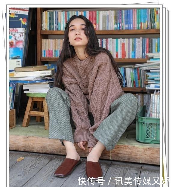 示例|厚实的针织衫怎么搭?15种秋冬穿搭示例,给你温暖可爱的休闲感